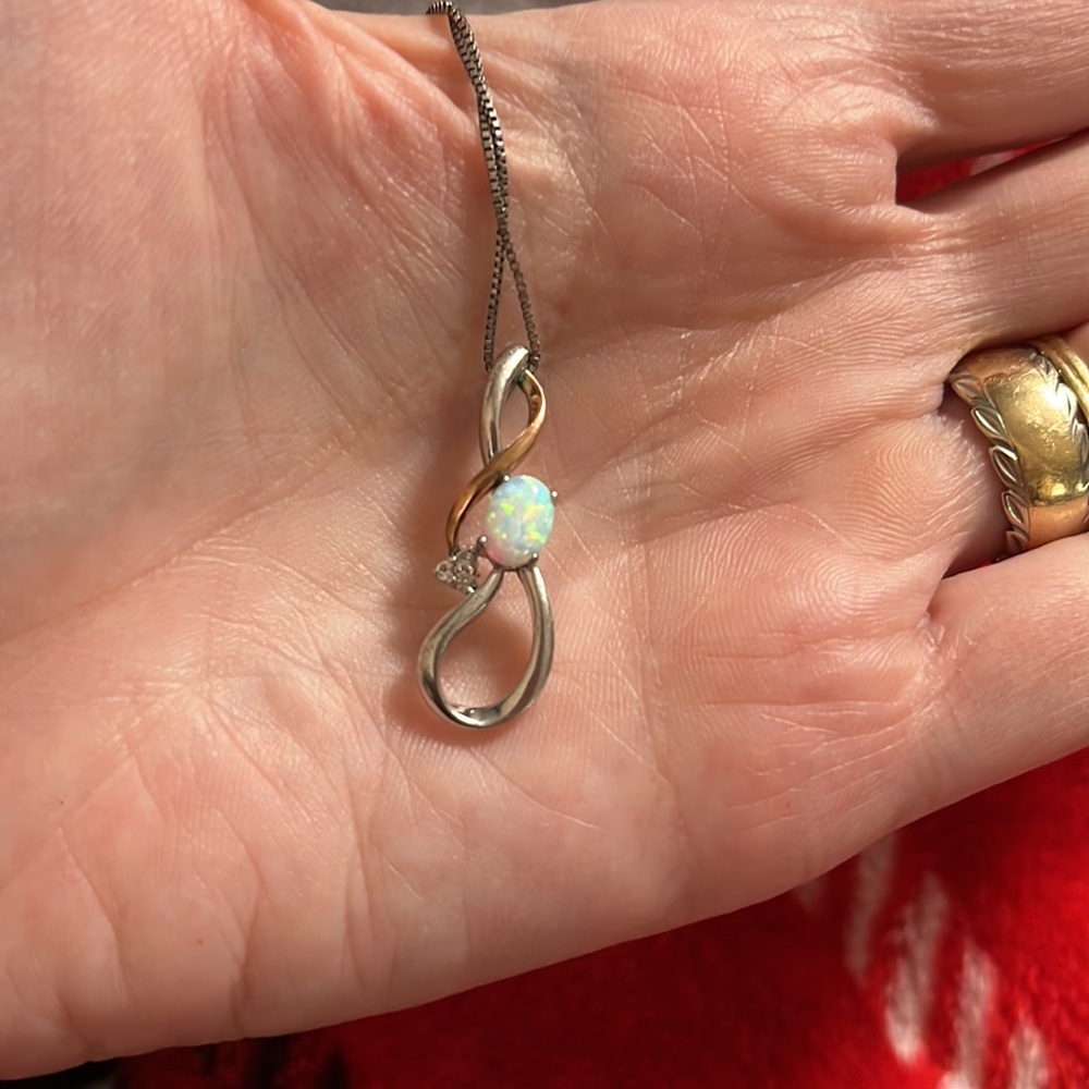 Opal necklace - Picture 2 of 5